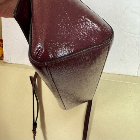 Kate Spade Brynlee Bixby Place Satchel Crossbody Bag Leather Patent Shoulder Red - Picture 10 of 16